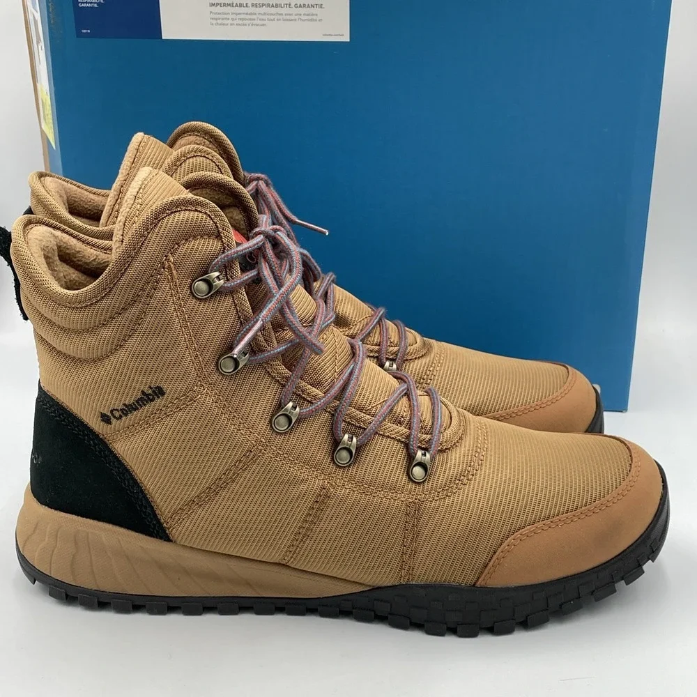 Columbia Men's 11.5 Fairbanks High Omni-Heat Boot Elk Rusty Tan Waterproof